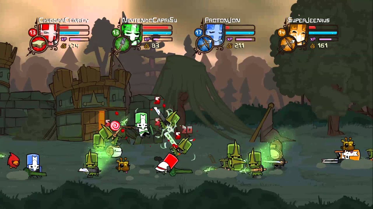 Кар крашерс 2. Кастл крашерс демон. Пришелец Кастл крашерс. Castle Crashers медведь. Кастл крашерс гигантский Тролль.