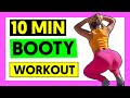 10 MIN BOOTY WORKOUT 🍑 Training for a Bubble Butt 🚫 NO JUMPS / No Equipment I Workout Online