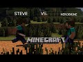 STEVE VS HEROBRINE.(MINECRAFT)