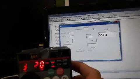 Communication between inverter and PC (  Visual Basic 6.0 ) Giao tiếp giữa biến tần và máy tính