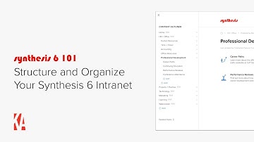 S6 101: Structure and Organize Your Synthesis 6 Intranet