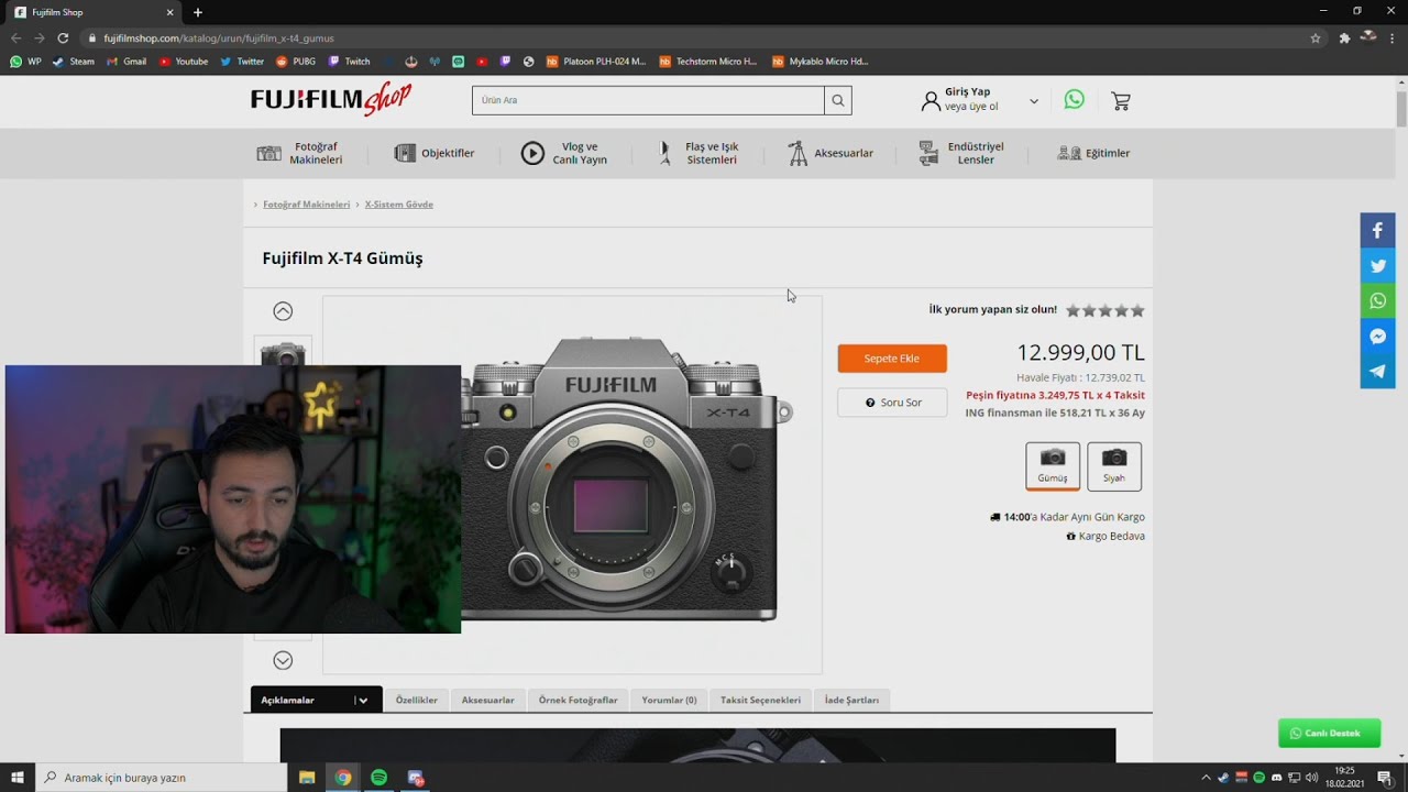 Mithrain kameralı yayınlara başlıyor.(30.000 TL yeni kamera) - YouTube