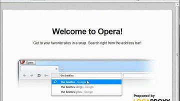 How to configure Proxy Settings in Opera