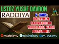 6-dars: Ibn Taymiya rahimahulloh yahudlarga yengil qaraganmi | Ustoz Yusuf Davron