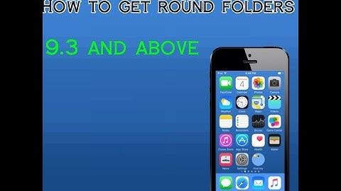 How to get round folders trick/glitch iOS 9.3 and above