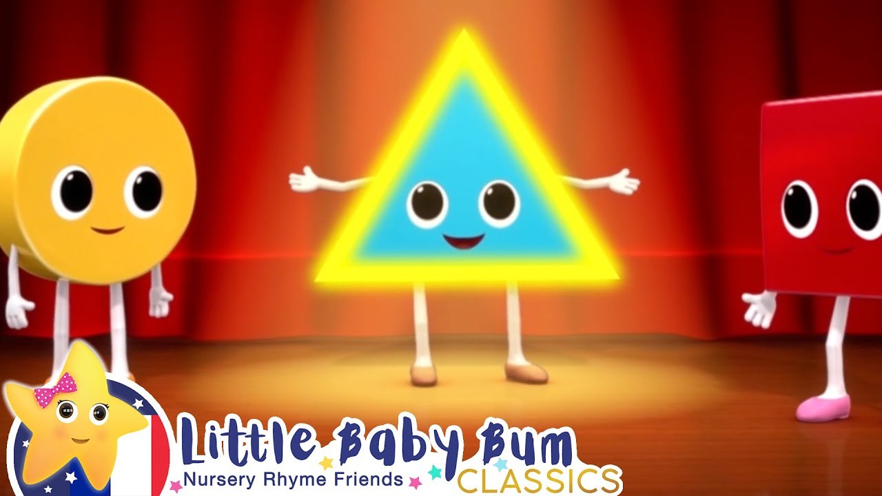 ⁣Chanson du Triangle | Comptines | Vidéos Pour Enfants | Little Baby Bum | Moonbug en Français