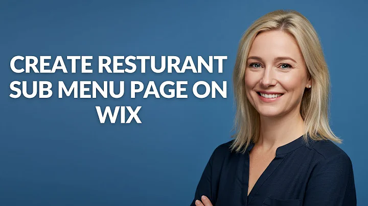 CREATE RESTURANT SUB MENU PAGE ON WIX - Julia'sTutorials