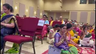 దక్షిణా మూర్తి స్తోత్రం- సామవేదం షణ్ముఖ శర్మ గారి సన్నిధిలో - at Livermore Hindu Temple, California