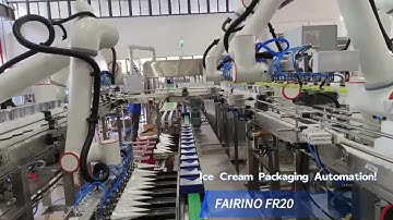 FAIRINO Joins Forces with Partners to Advance Ice Cream 🍦 Packaging Automation!