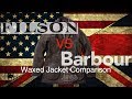 Barbour Vs. Filson Waxed Jackets