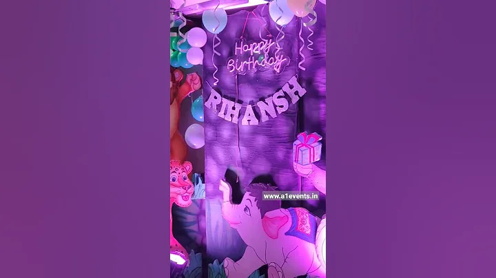 Jungle Theme Balloon Decoration idea