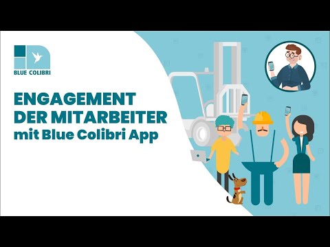 Mitarbeiterengagement mit der Blue Colibri App | HR-Bewerbung
