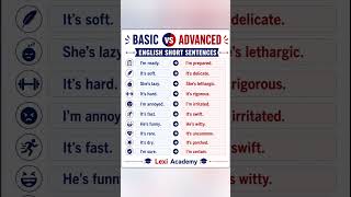 Basic Vs Advance #english #languagelearning #effortlessenglish #education #englishvocab