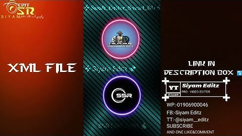 New 2 Group Video Xml File ||Messenger Group Video Xml File || Alight Motion Presets || Siyam Editz