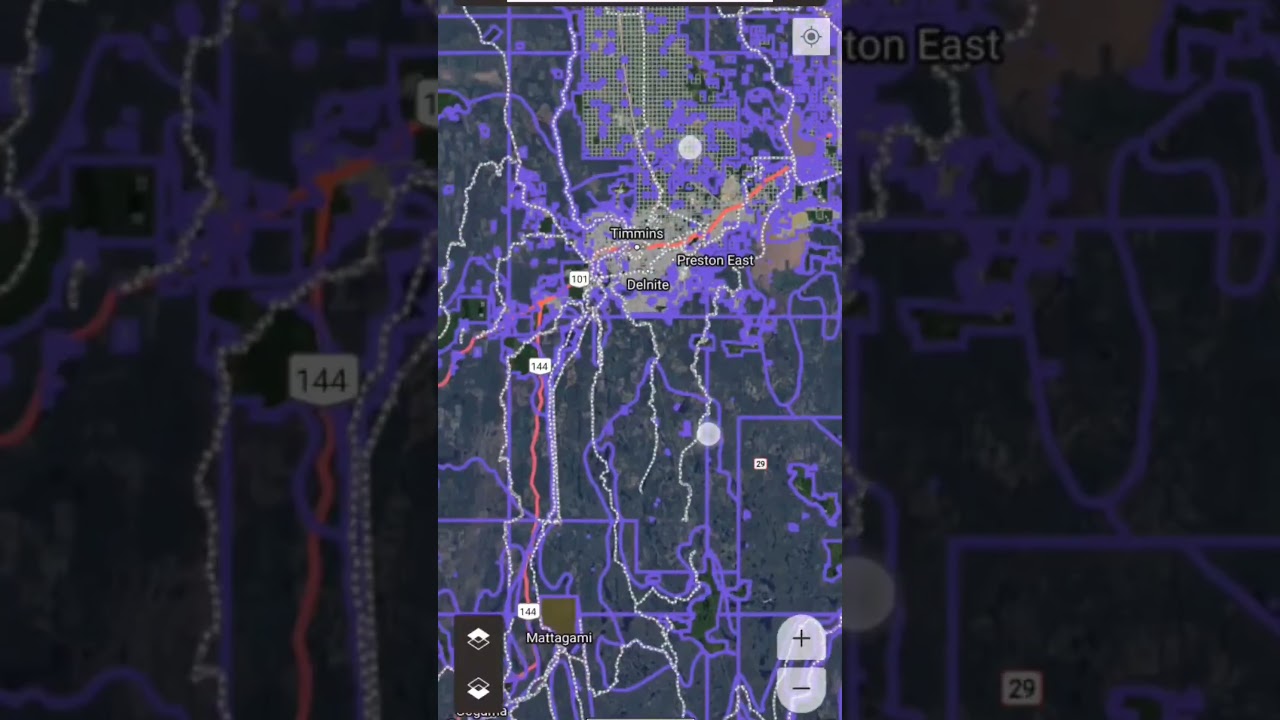 Finding crown land on the ihunter app. 