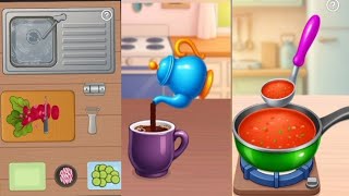 How to Make Healthy Breakfast । Kitchen Set Diy Cooking Game । Animated Game Breakfast Cooking Game screenshot 1