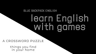 Learn English with Games: Crossword Puzzle: Things in your home screenshot 5