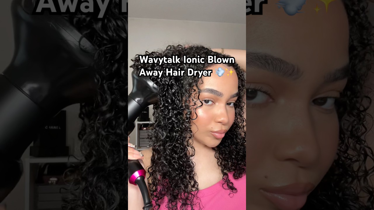 This VIRAL Blow Dryer Gave My Curls LIFE 💨✨ | Wavytalk Blown Away Ionic Dryer Review 