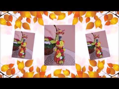 ОСЕННИЕ ПОДЕЛКИ СВОИМИ РУКАМИ/ПРОСТЫЕ ИДЕИ ДЛЯ ДЕКОРА БУТЫЛОК