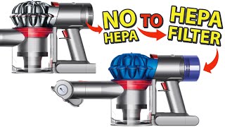 HEPA Filter Conversion for DYSON V7, V8 Cordless Battery Powered Vacuum - Replace Foam Filter SV11