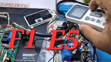 PEL Dawlance Dc inverter ac F1 E5 error code outdoor