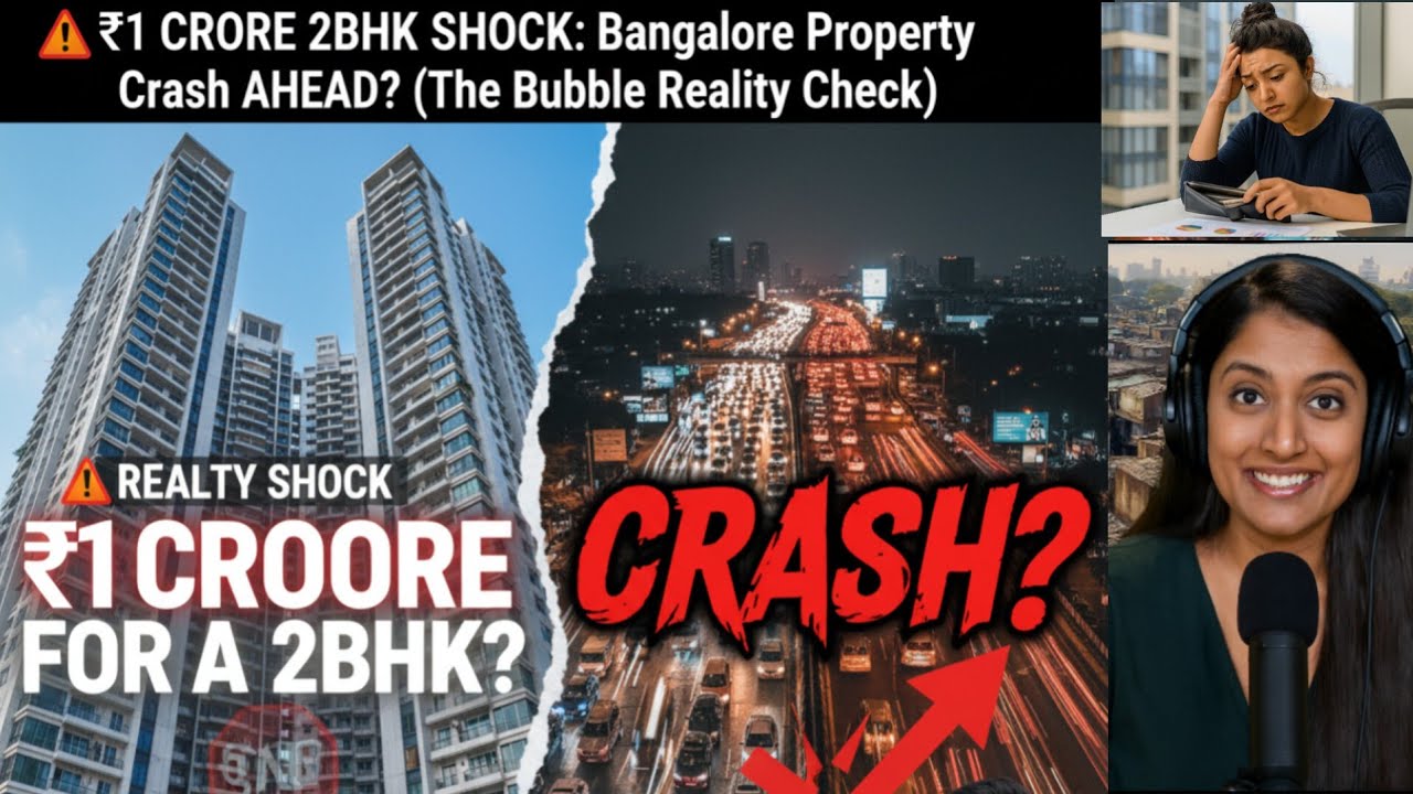 🚨 BANGALORE PROPERTY CRASH? The 1 Crore 2BHK Reality Check! (Is it a