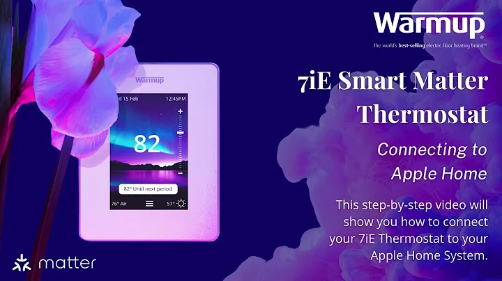 Connecting your 7iE Smart Thermostat to Apple Home