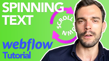 Building a SPINNING TEXT in Webflow | NoCode Tribe
