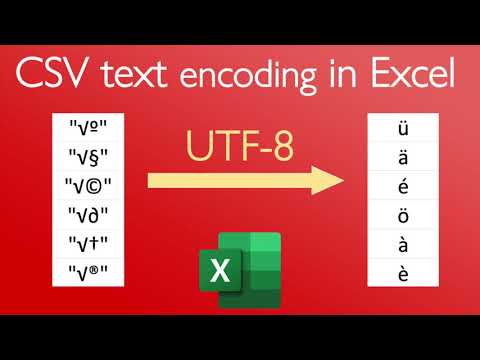 Video: Apakah itu CSV UTF 8?