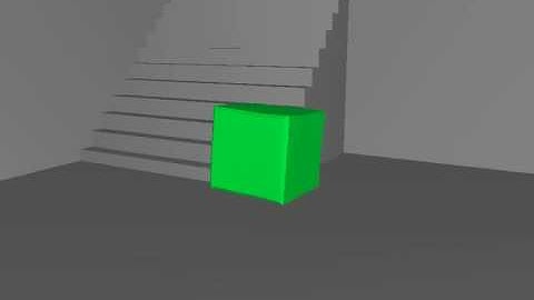 3D Real Time Elastic Body Simulation (Cube 4)