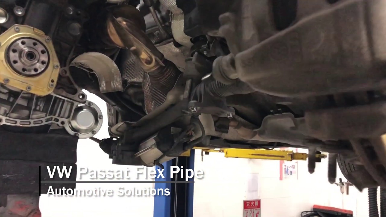 VW Passat 20112019 Flex Pipe Exhaust Leak YouTube