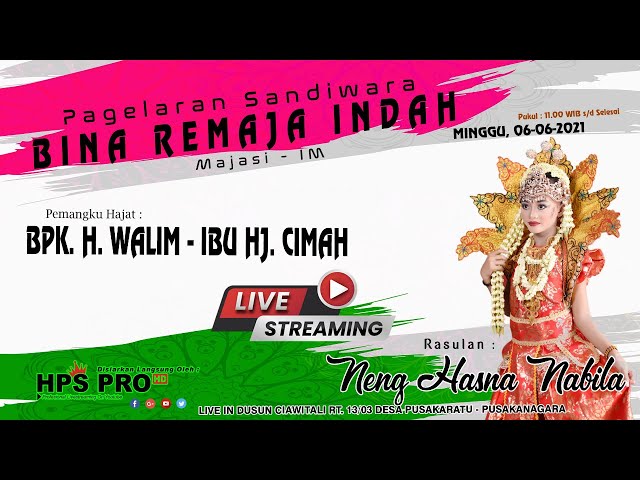 LIVE SANDIWARA BINA REMAJA INDAH | MINGGU, 6 JUNI 2021 (MALAM ) class=