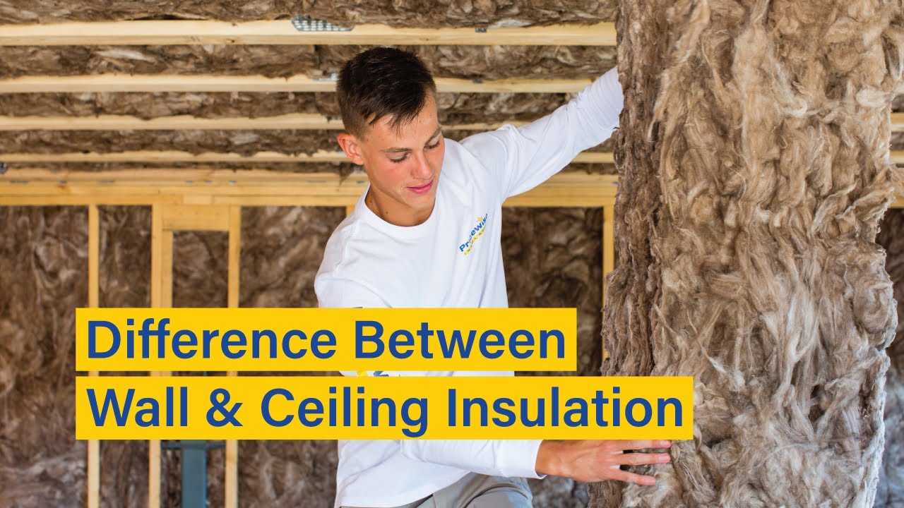 Difference Between Wall And Ceiling Insulation Can They Be Interchangeably Used YouTube