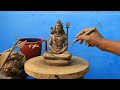 How to make lord shiva  mahadev murti banana  mitti ka murti