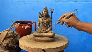 How to make lord shiva | mahadev murti banana | mitti ka murti