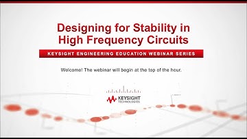 Designing for Stability in High Frequency Circuits