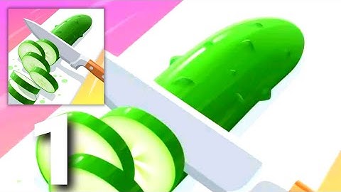 Perfect Slices - Satisfying ASMR Level 1-10 Gameplay (ios Android)