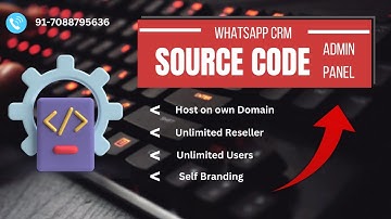 whatsapp crm extension source code 2024 | Whatsapp crm source code download