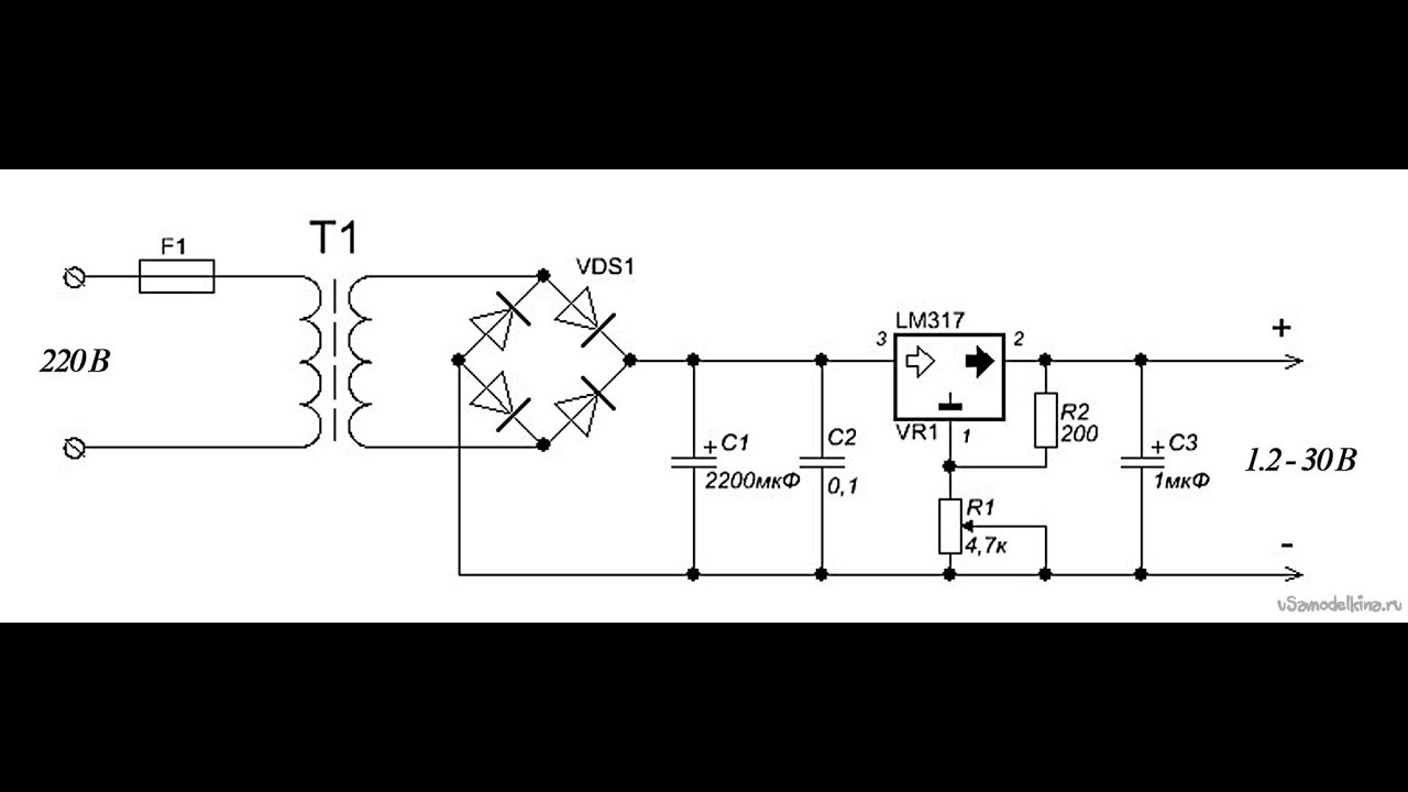 Регулируемый блок питания - YouTube