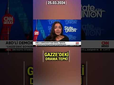 ABD'li Demokrattan Gazze'deki Zulme Tepki: \