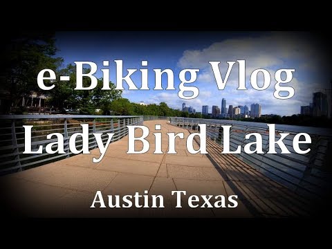 E-Biking Vlog "Lady Bird Lake" Austin Texas 4K