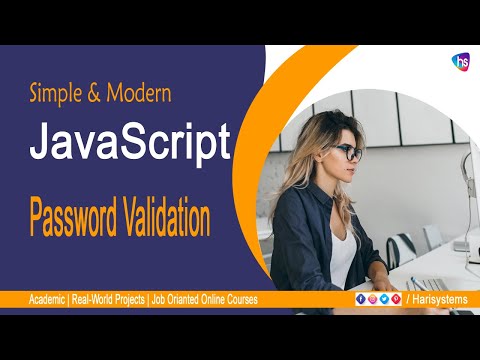 JavaScript Password Strength Check Validation | Free JavaScript Tutorial for Beginners