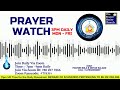 3pm Prayer Watch || Everyday Mon - Fri || Friday 31st May 2024 ||