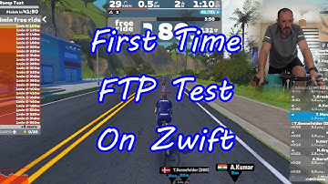 First Time FTP Test On Zwift
