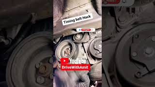 Timing belt Hack for Car #timing #belt #hack #drivewithamit. railway result