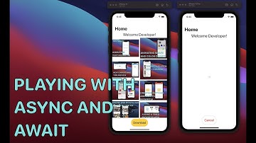 Trying out Async and Await - WWDC21 SwiftUI Part 2