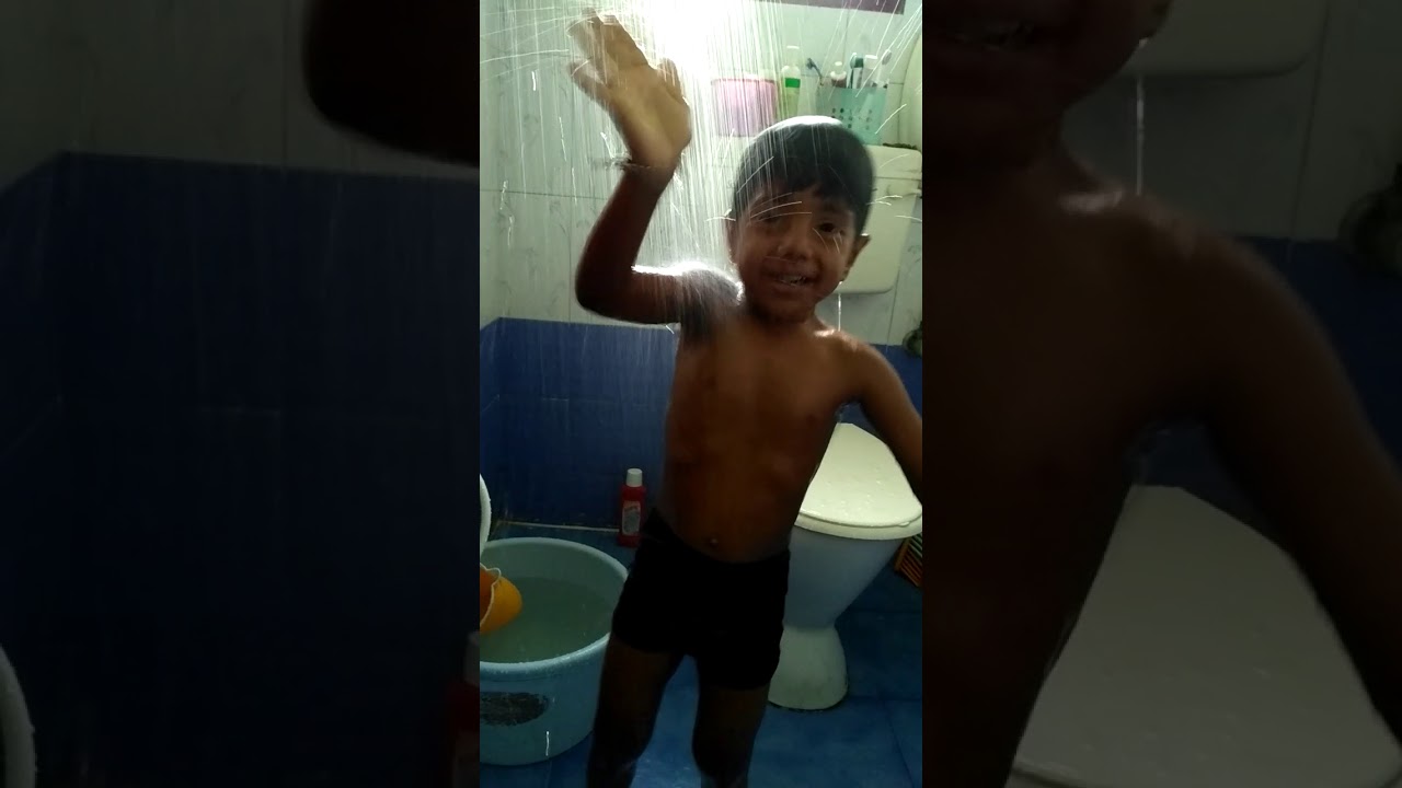 My Brother Dancing While Bathing He Has Gone Crazy