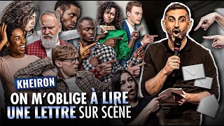 ON M'OBLIGE À LIRE UNE LETTRE SUR SCÈNE... by Kheiron 82,832 views 3 months ago 14 minutes, 36 seconds