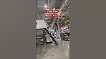 Oyang 400m/min High Speed Rotogravure Printing Machine Workshop/ BOPP/PE film Print #print