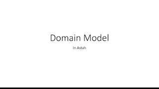 Domain Models in Astah